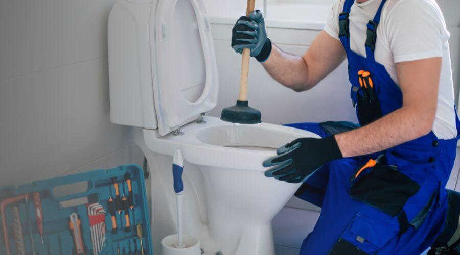 Professional clogged toilet repair in Laclede, MO